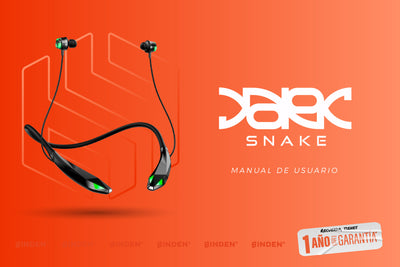 Manual de usuario: Audífonos Dark Snake - BINDEN