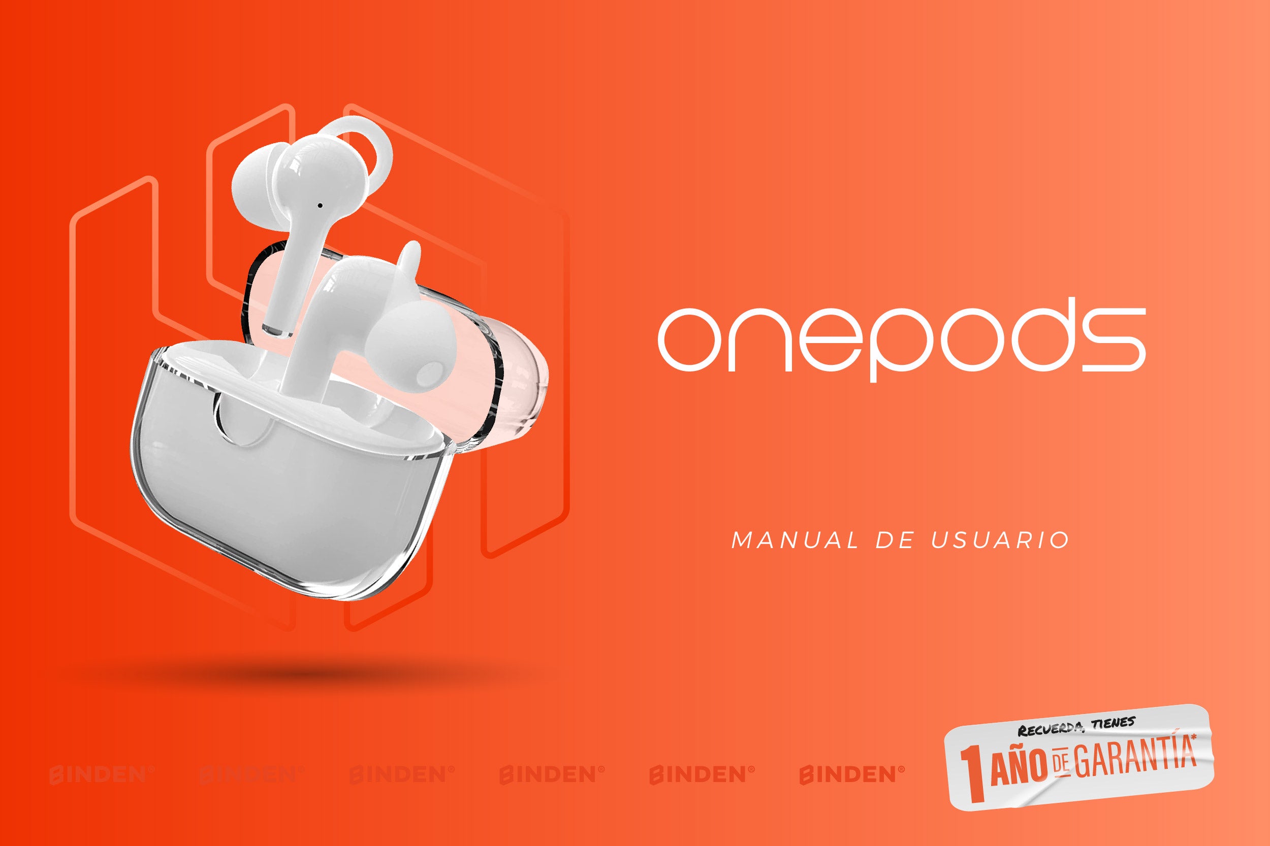 Manual de usuario: Audífonos Onepods